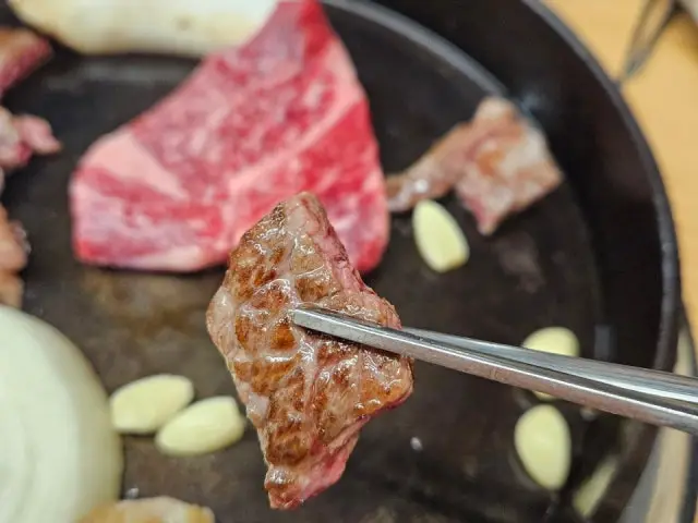 소백산한우생등심 점심 사진 2