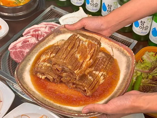Myeoncheongalbi Incheon Branch Chadolbagi (Beef Brisket) 2