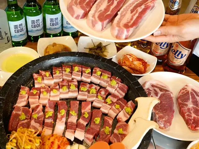 96gogijip Daepae (Thin-Sliced Pork Belly) 1