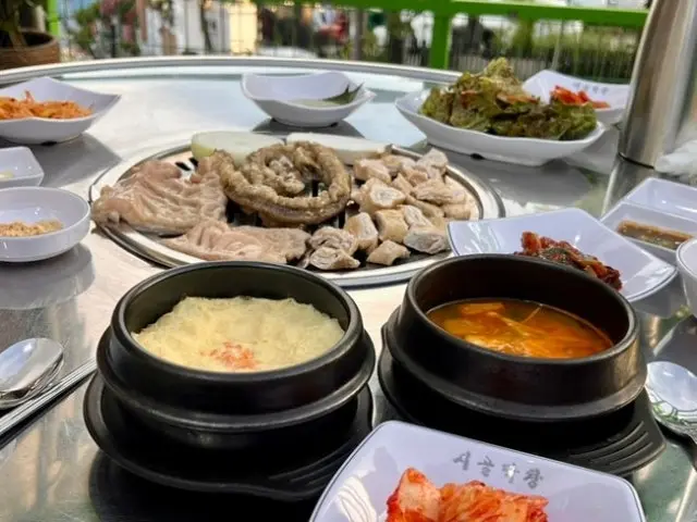 Sigolmakchang Yonghyeon店 コプチャン(ホルモン焼き) 3