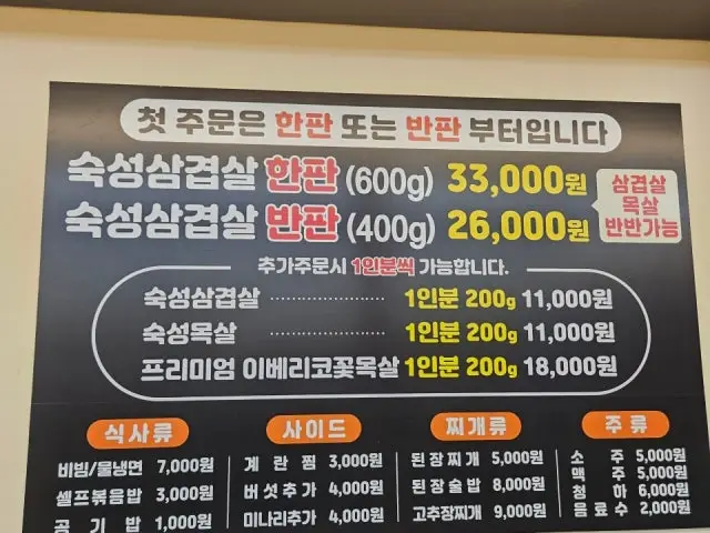 Jinjjamusoesotttukkeongsamgyeopsal Sangdon Samgyeopsal (Pork Belly BBQ) 1