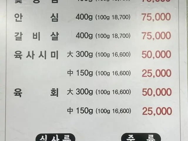 웰빙육사시미 사진 1