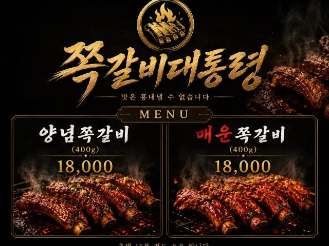 쪽갈비대통령 아차산역점 갈비 사진 2