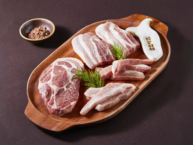 Hanmaeumjeongyuksikdang Daejeonsicheong店 サムギョプサル 1