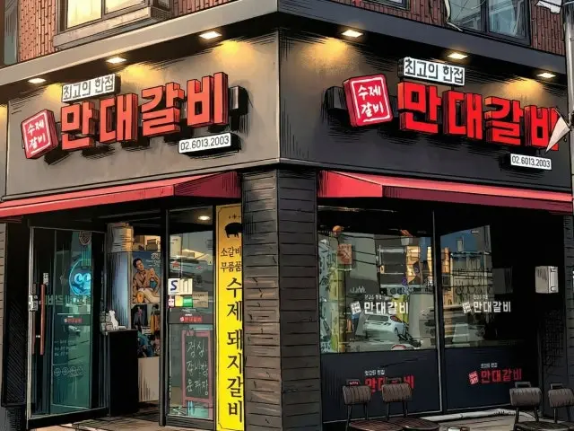 Mandaegalbi 原味排骨 1