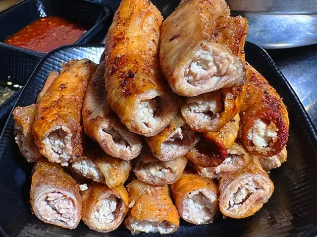 Jinsugopchang Daejeonbongmyeong店 コプチャン(ホルモン焼き) 2