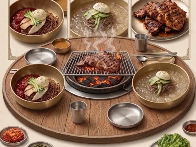 Baekho Incheonteomineol Sutbulgui Yukhoe (Korean Beef Tartare) 2