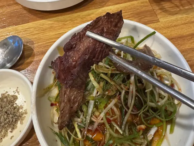 Gayachuksan Sangnam Branch Anchangsal (Beef Skirt) 3