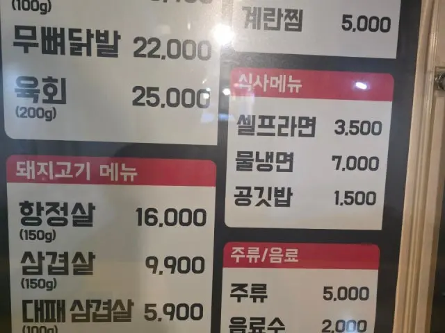 Gogimeokneunnal 本店 テペサムギョプサル 2