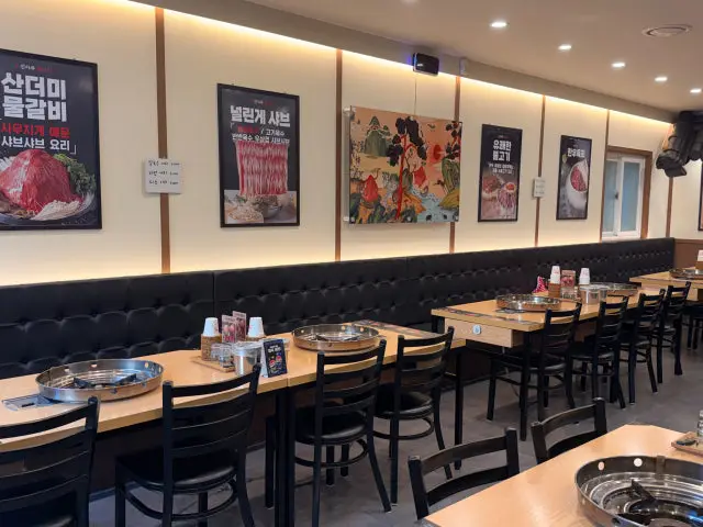 Sinsaumulgalbi Daejeon店 烤肉午餐 3