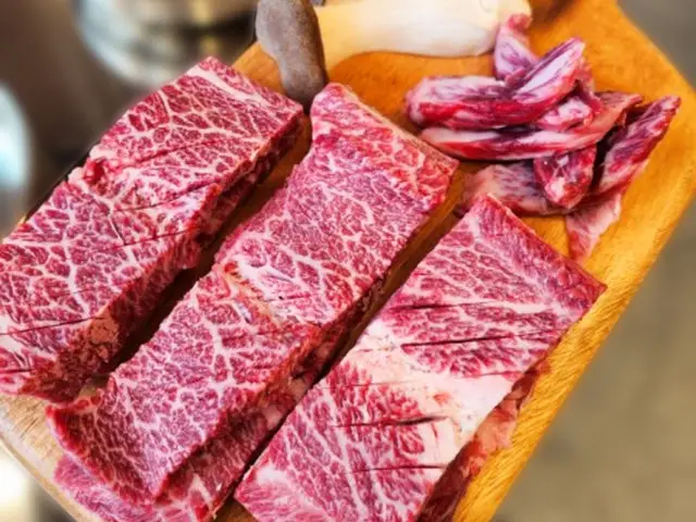 Hanu Haeundaeyeontansaenggalbi Jeonggwan店 韩牛 2
