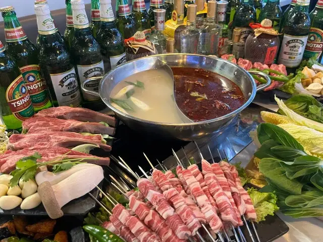 Sanghaiyangkkochiyanggalbi Bongmyeong店 羊肉串 1