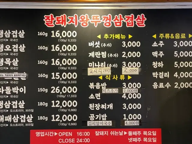 Jaldwaejiwangttukkeongjoyangjeom Naengsam (Frozen Pork Belly) 2