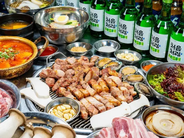 화통소금구이 갈비 사진 2